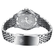 PHOIBOS Delphinus Automatic Dive Watch with Silver White Sunray Dial #PY055ED