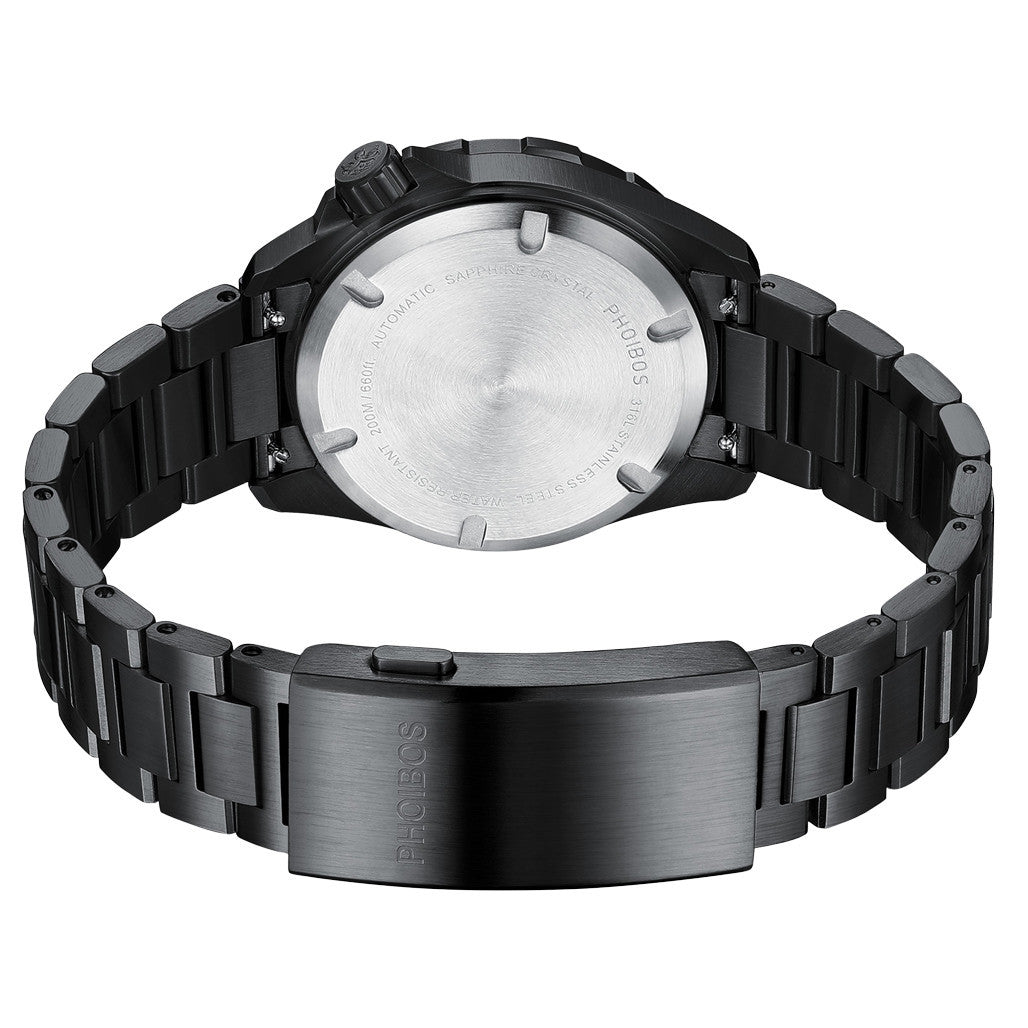 PHOIBOS APOLLO DLC 200M Automatic Diver With Matte Black Dial