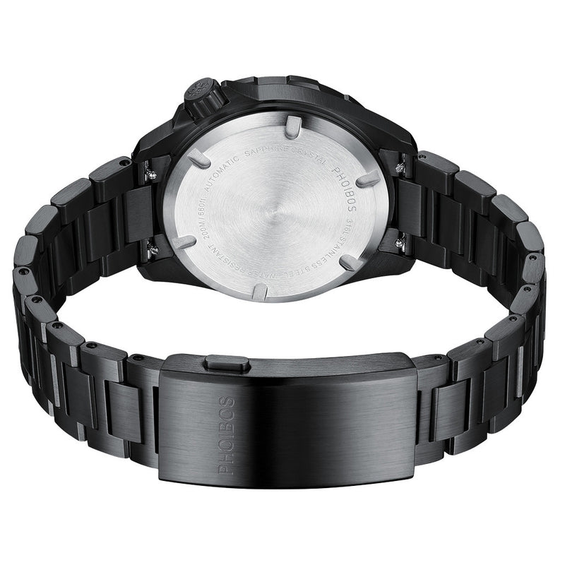 PHOIBOS APOLLO DLC 200M Automatic Diver With Matte Black Dial #PY056CX
