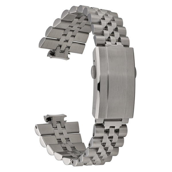 Islander Brushed and Polished Link Watch Bracelet for Bulova Seville #BRAC-130