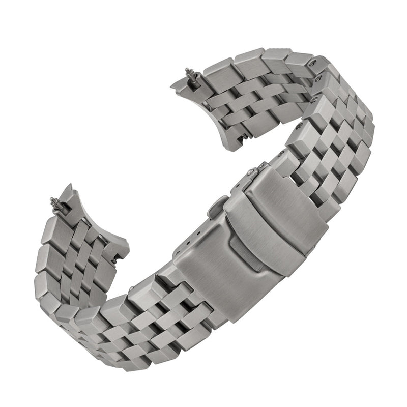 Islander 22mm Brushed 5-Link Bracelet for Full-Size Seiko Samurai #BRAC-128