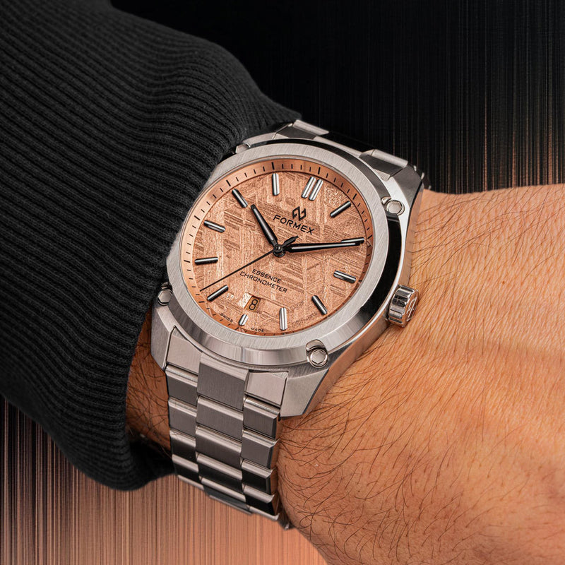 Formex Essence FortyThree Chronometer with Space Gold Meteorite Dial #0330-1-6395-100