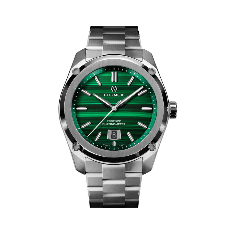 Formex Essence Swiss Automatic Chronometer with Green Malachite Dial #0330-1-6690-100