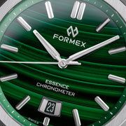 Formex Essence Swiss Automatic Chronometer with Green Malachite Dial #0330-1-6690-100