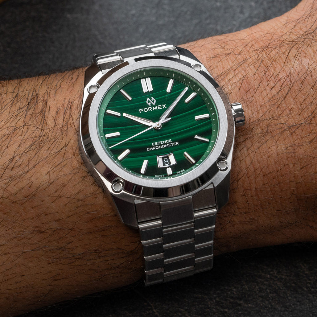 Formex Essence Swiss Automatic Chronometer with Green Malachite