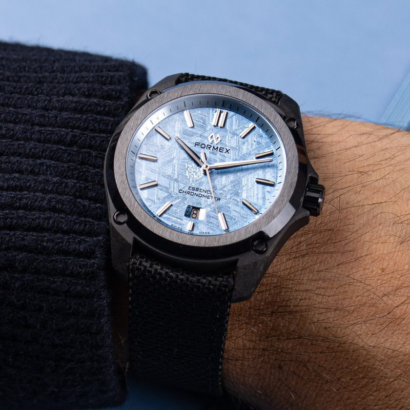 Formex Essence Leggera FortyThree (43mm) COSC Automatic Carbon Case Watch with Space Glacier Dial #0330.4.6398.811