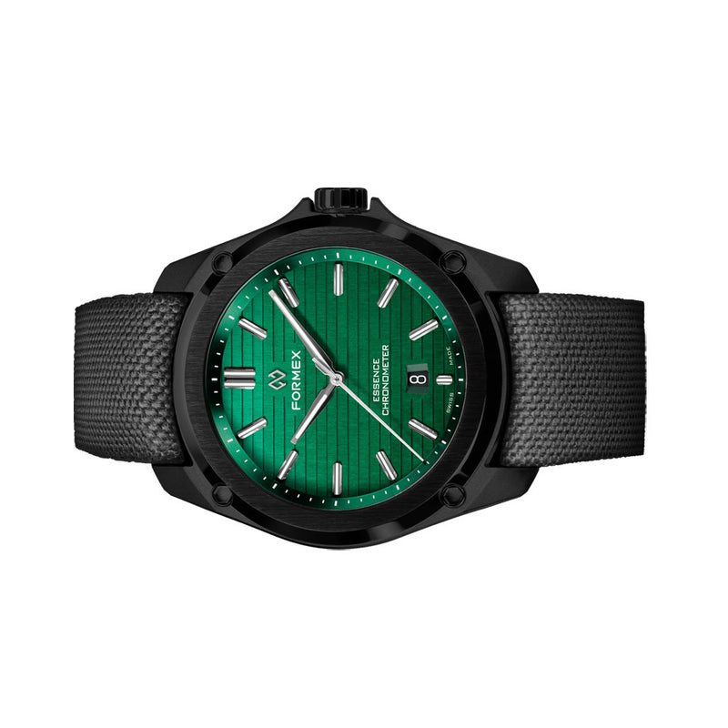Formex Essence Leggera COSC Automatic Carbon Case Watch with Mamba Green Dial #0330.4.6300.833 side
