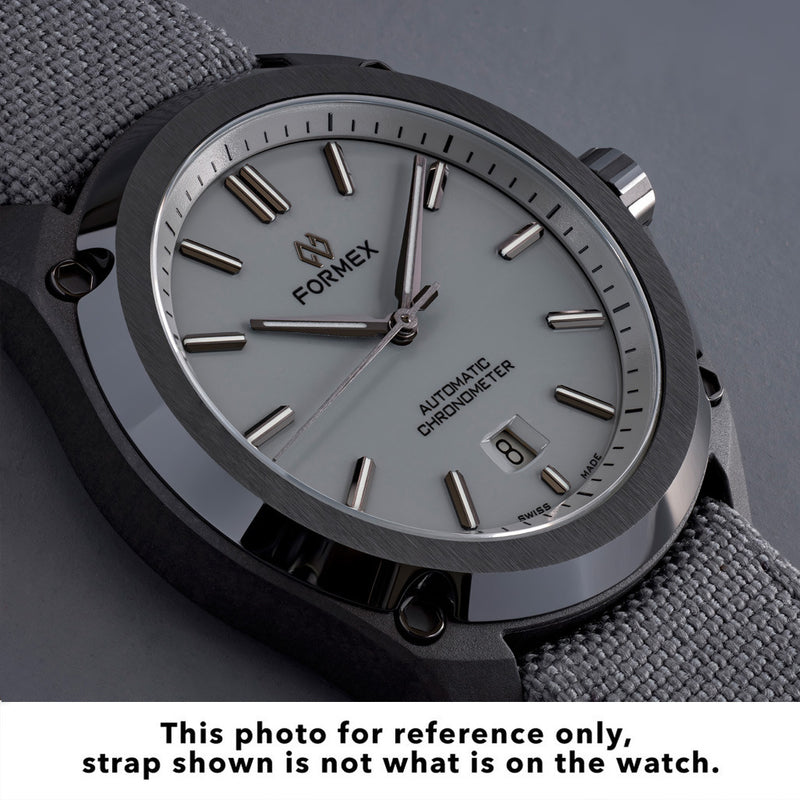 Formex Essence Leggera COSC Automatic Carbon Case Watch with Cool Grey Dial #0330.4.6309.833 lifestyle