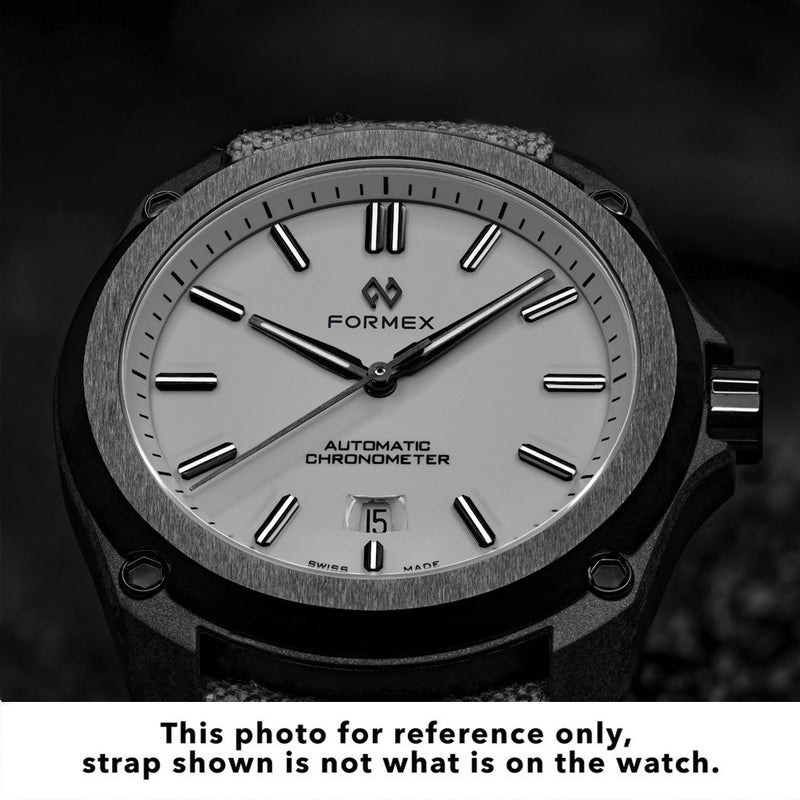 Formex Essence Leggera COSC Automatic Carbon Case Watch with Cool Grey Dial #0330.4.6309.833 lifestyle