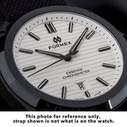 Formex Essence Leggera COSC Automatic Carbon Case Watch with Arctic White Dial #0330.4.6311.811 Lifestyle