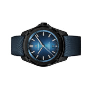 Formex Essence Leggera COSC Automatic Carbon Case Watch with Electric Blue Dial #0330.4.6339.844 side