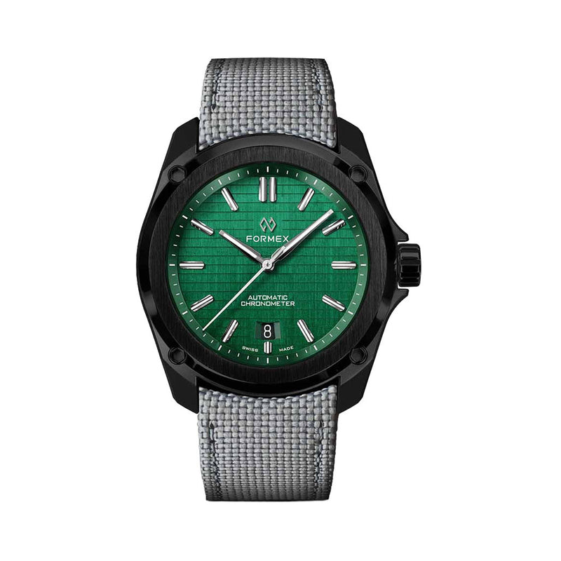 Formex Essence Leggera FortyOne (41mm) COSC Automatic Carbon Case Watch with Mamba Green Dial #0331.4.6300.833