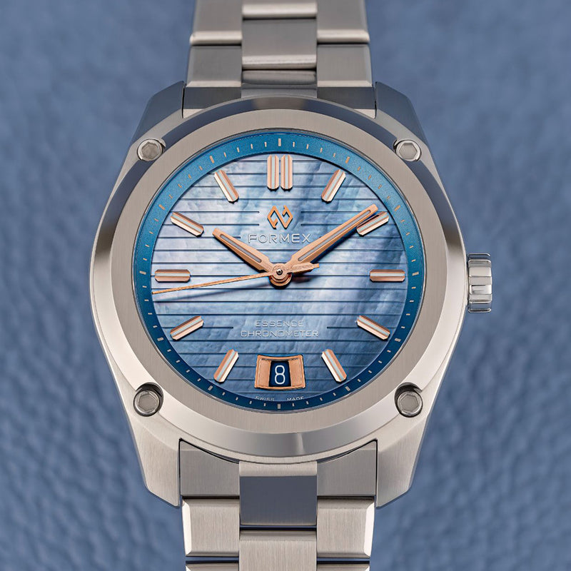 Formex Essence ThirtyNine Swiss Automatic Chronometer with "Mother-of-Sky" Pearl Dial #0333-1-6603-100 lifestyle
