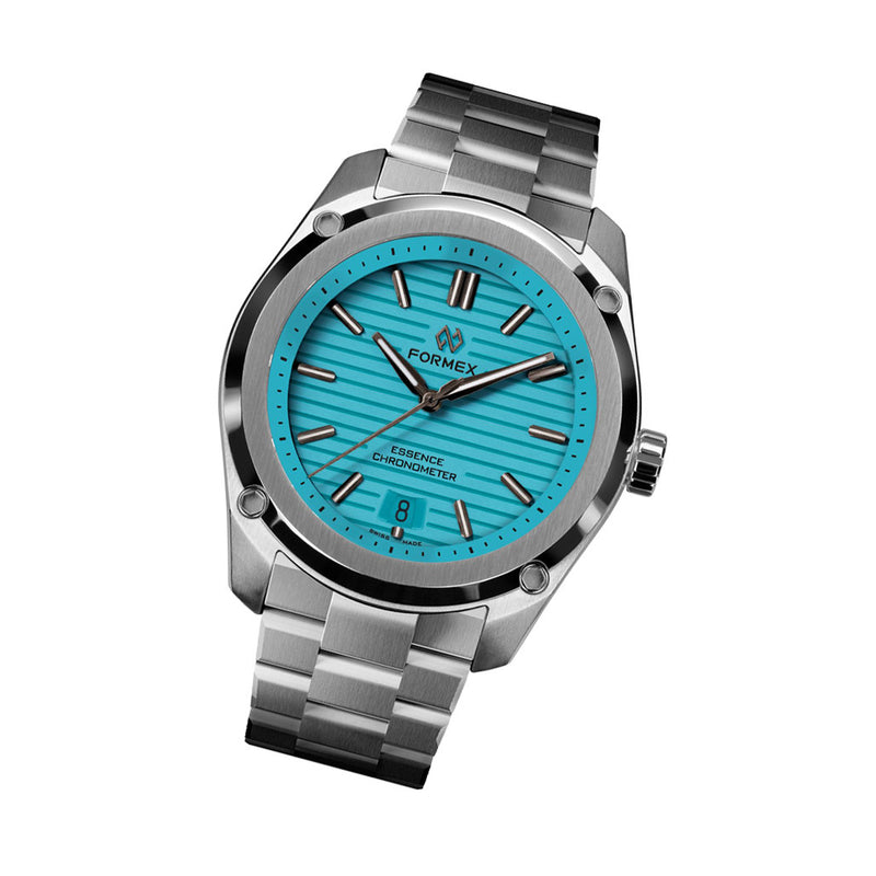 Formex Essence 39mm Swiss Splash Automatic Chronometer with Baby Blue Dial #0333-1-6637-100