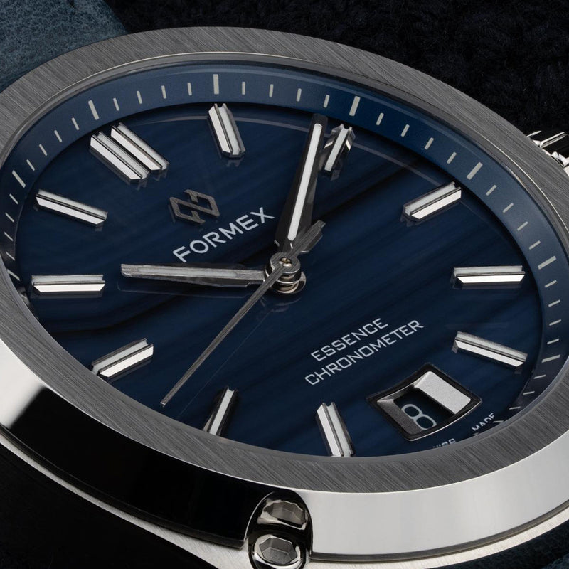 Formex Essence ThirtyNine Swiss Automatic Chronometer with Blue Agate Dial #0333-1-6639-100