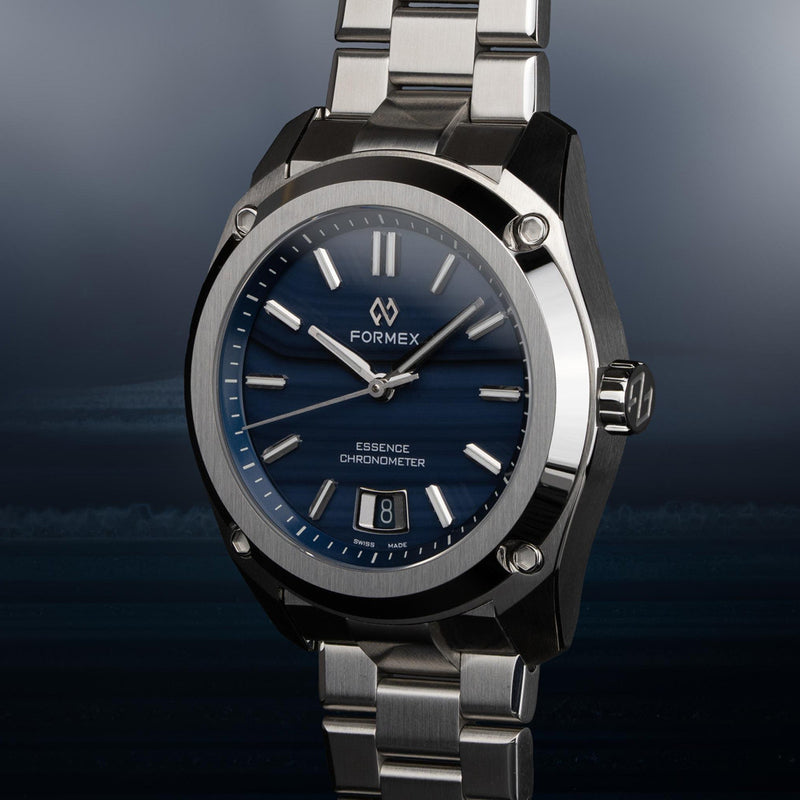 Formex Essence ThirtyNine Swiss Automatic Chronometer with Blue Agate Dial #0333-1-6639-100