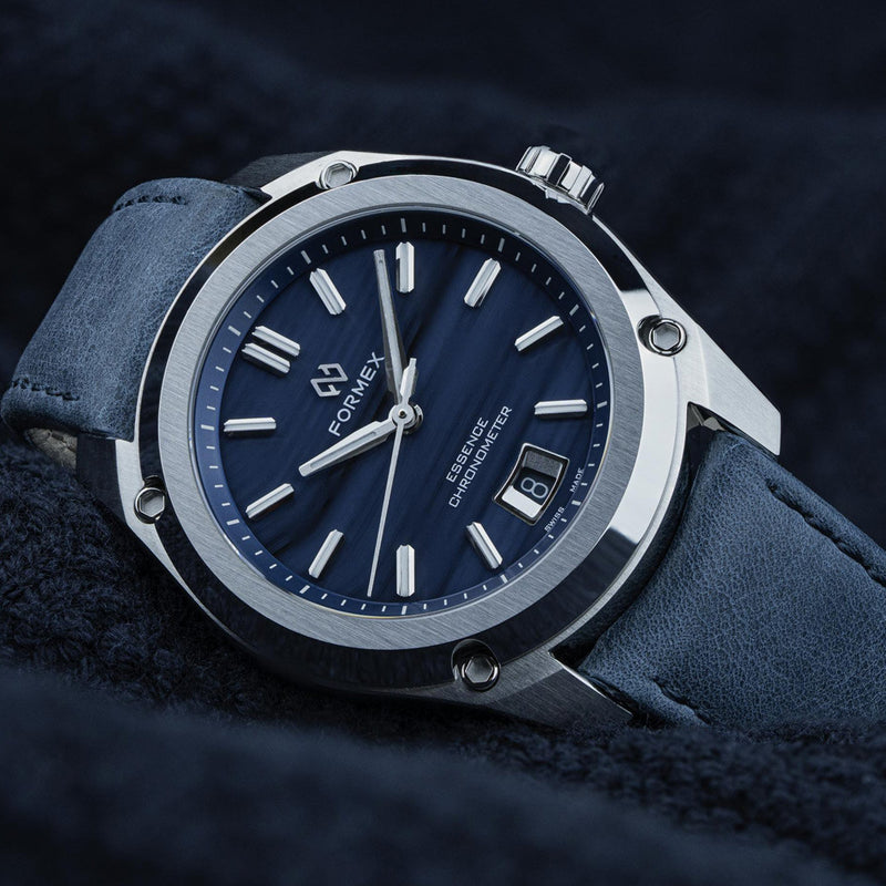 Formex Essence ThirtyNine Swiss Automatic Chronometer with Blue Agate Dial #0333-1-6639-100