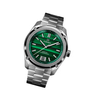 Formex Essence ThirtyNine Swiss Automatic Chronometer with Green Malachite Dial #0333-1-6690-100 tilt