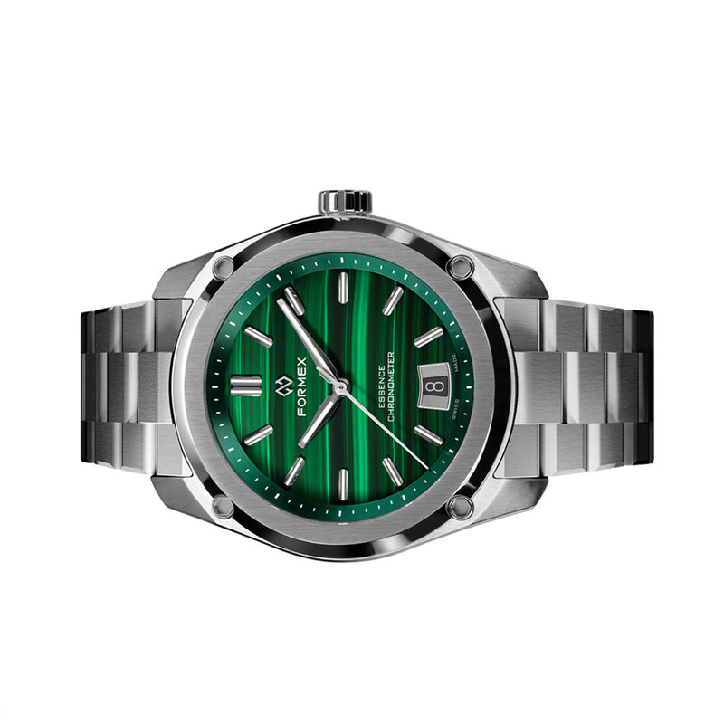 Formex Essence ThirtyNine Swiss Automatic Chronometer with Green Malachite Dial #0333-1-6690-100 side