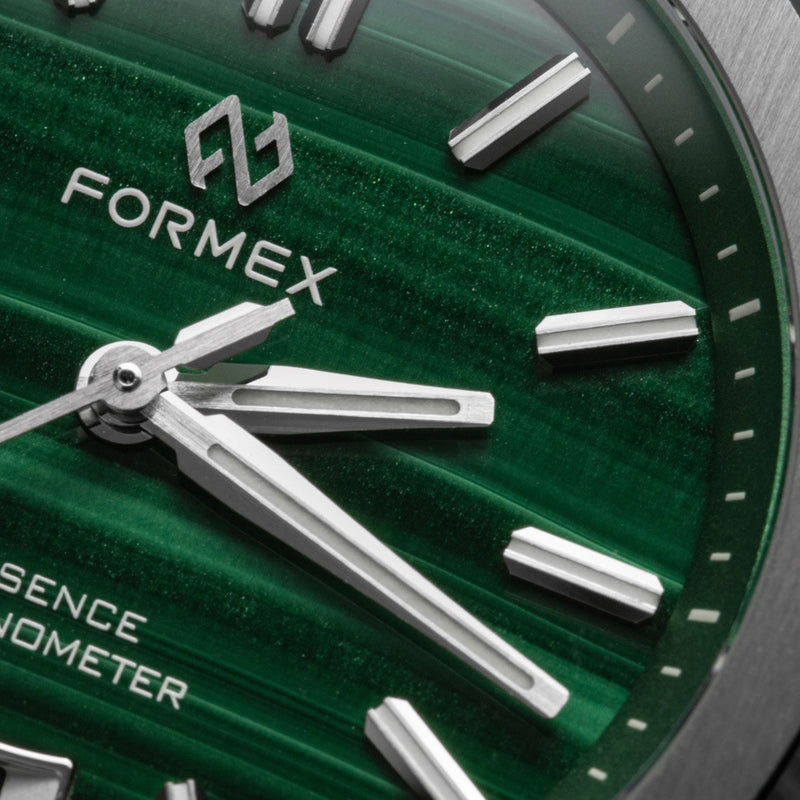 Formex Essence ThirtyNine Swiss Automatic Chronometer with Green Malachite Dial #0333-1-6690-100 dial