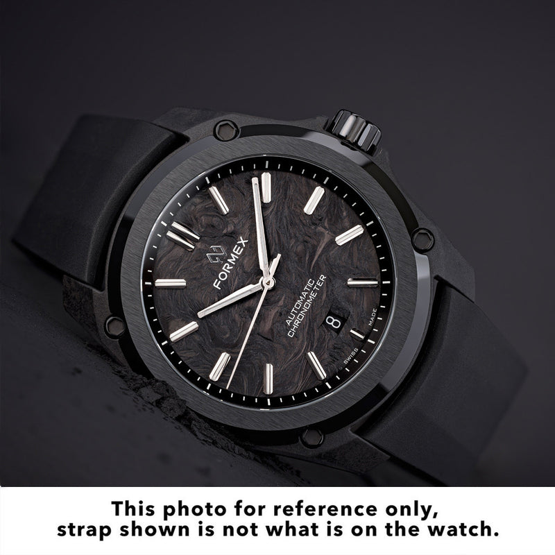 Formex Essence Leggera COSC Automatic Carbon Case Watch with Forged Carbon Dial #0330.4.6399.811 lifestyle