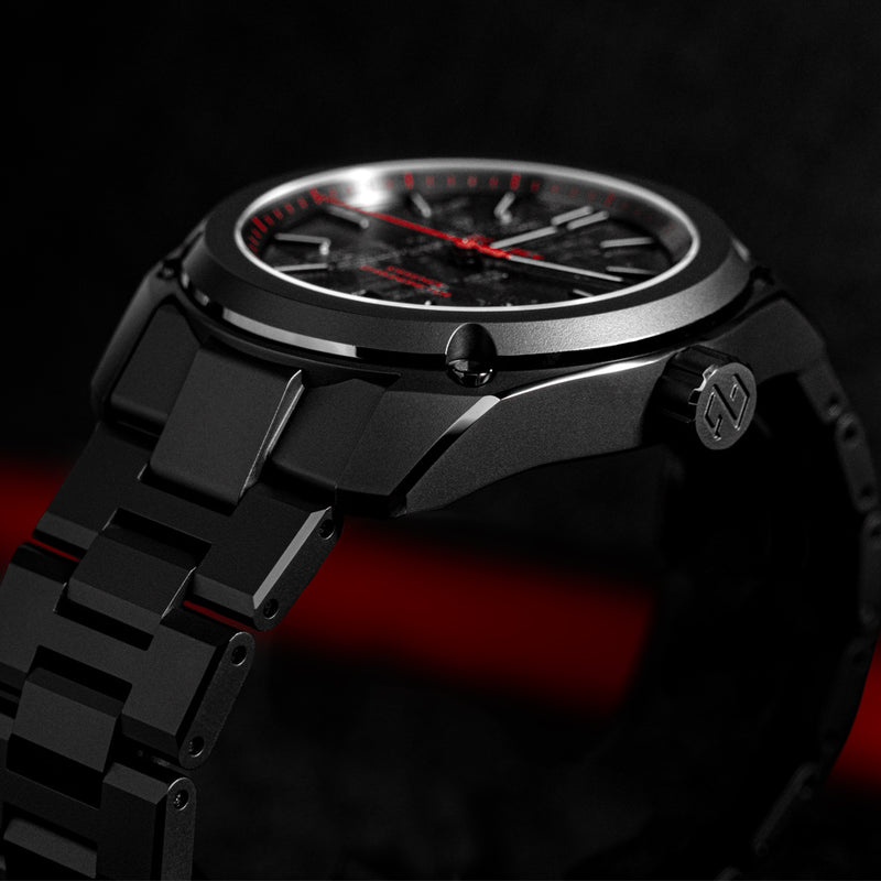 Formex Essence Ceramica 41mm COSC Dark Matter "Red Shift" Watch #0336.4.6208.411