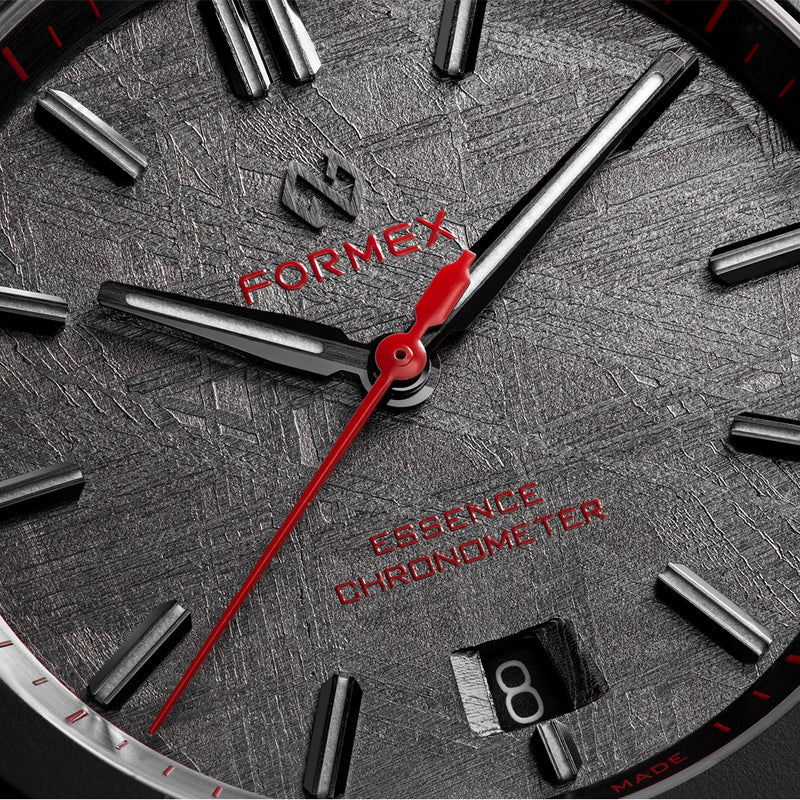 Formex Essence Ceramica 41mm COSC Dark Matter "Red Shift" Watch #0336.4.6208.411