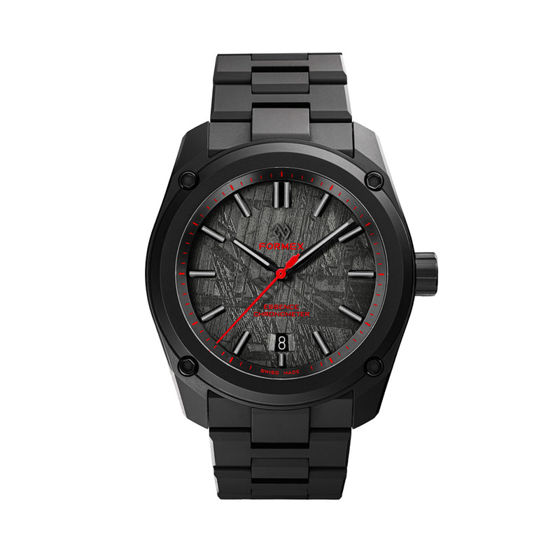 Formex Essence Ceramica 41mm COSC Dark Matter "Red Shift" Watch #0336.4.6208.411