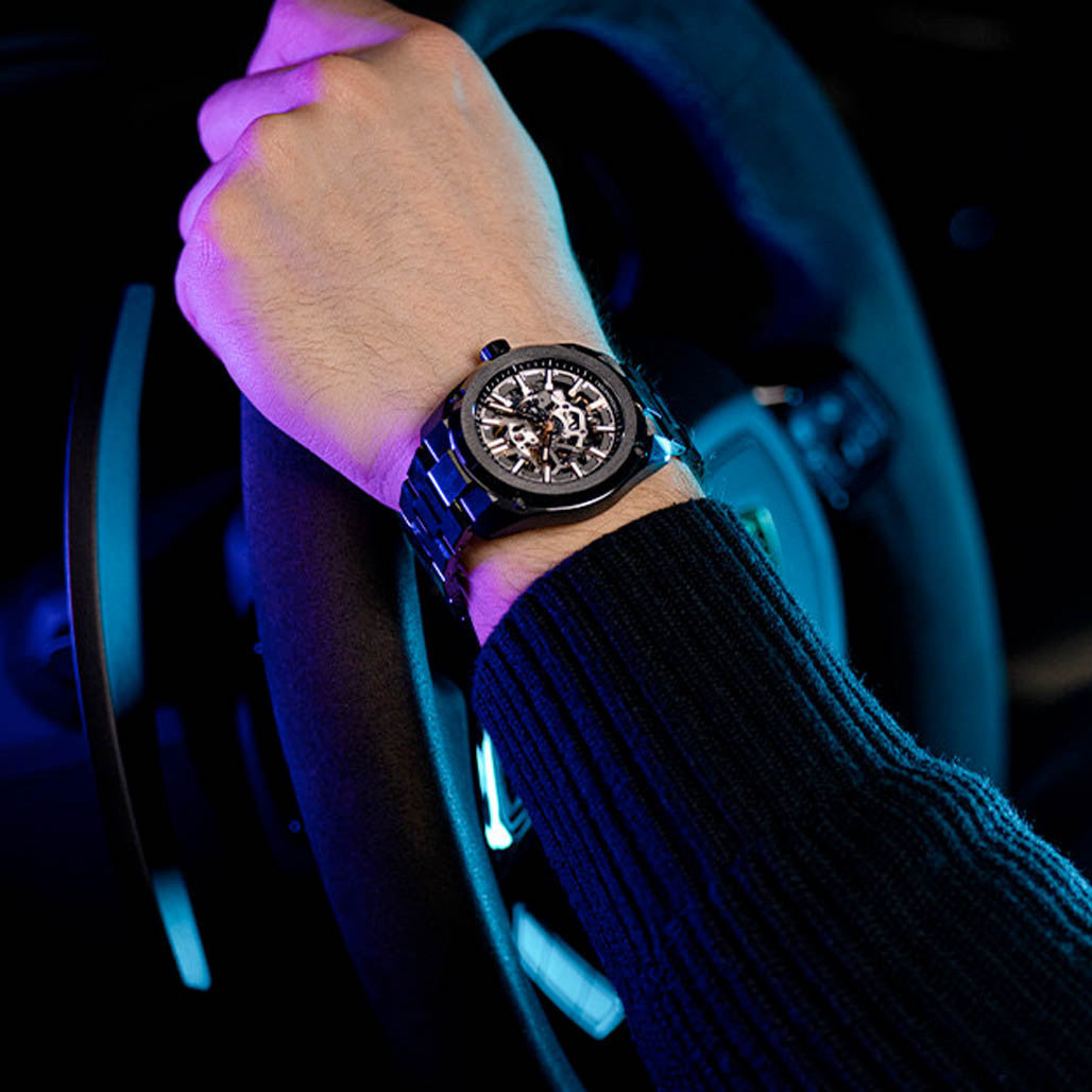 Formex Essence Ceramica Stradale COSC Watch with Goldtone Accents