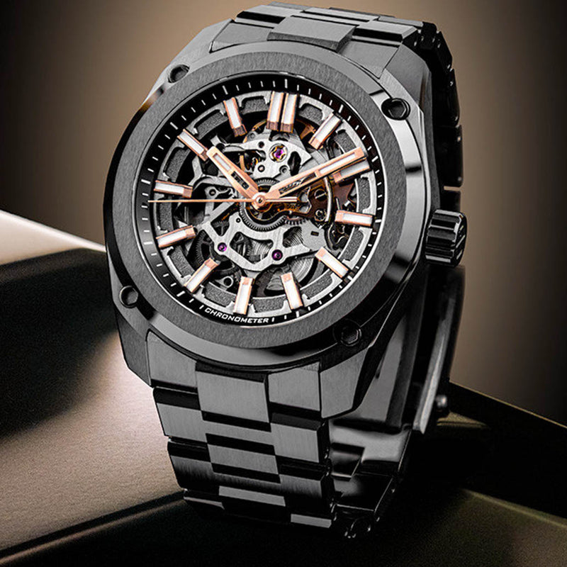 Formex Essence Ceramica Stradale COSC Watch with Goldtone Accents #0336.9.6051.410