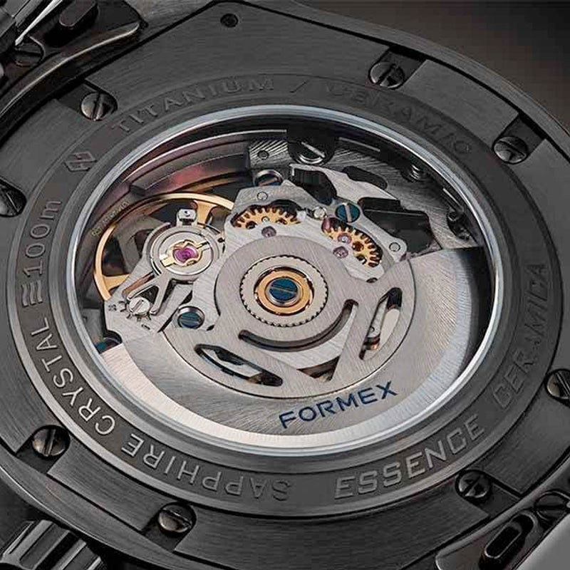 Formex Essence Ceramica Stradale COSC Watch with Goldtone Accents #0336.9.6051.410