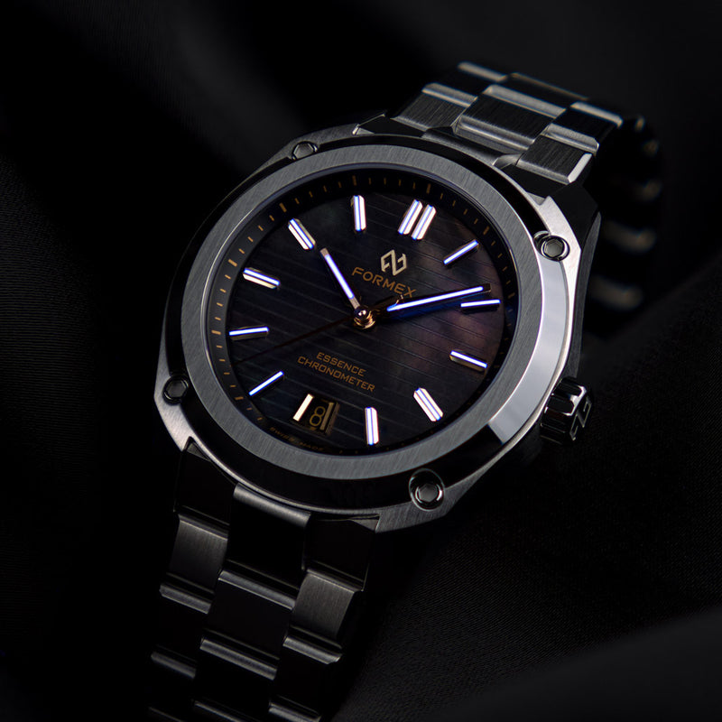 Formex Essence ThirtyNine Black Pearl Swiss Chronometer #0339.1.6641.101