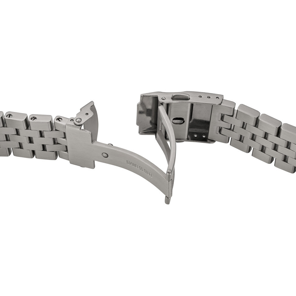 Islander 22mm Brushed 5-Link Bracelet for Full-Size Seiko Samurai