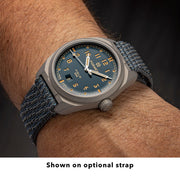 Formex Swiss Automatic Field Watch with Petrol Blue Dial and Velcro Strap #0660.1.6533.121 Wrist