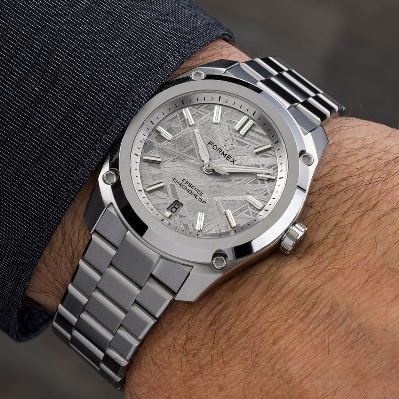 Formex Essence ThirtyNine LIMITED EDITION Swiss Automatic Chronometer with Meteorite Dial #0333-9-6699-100 wrist