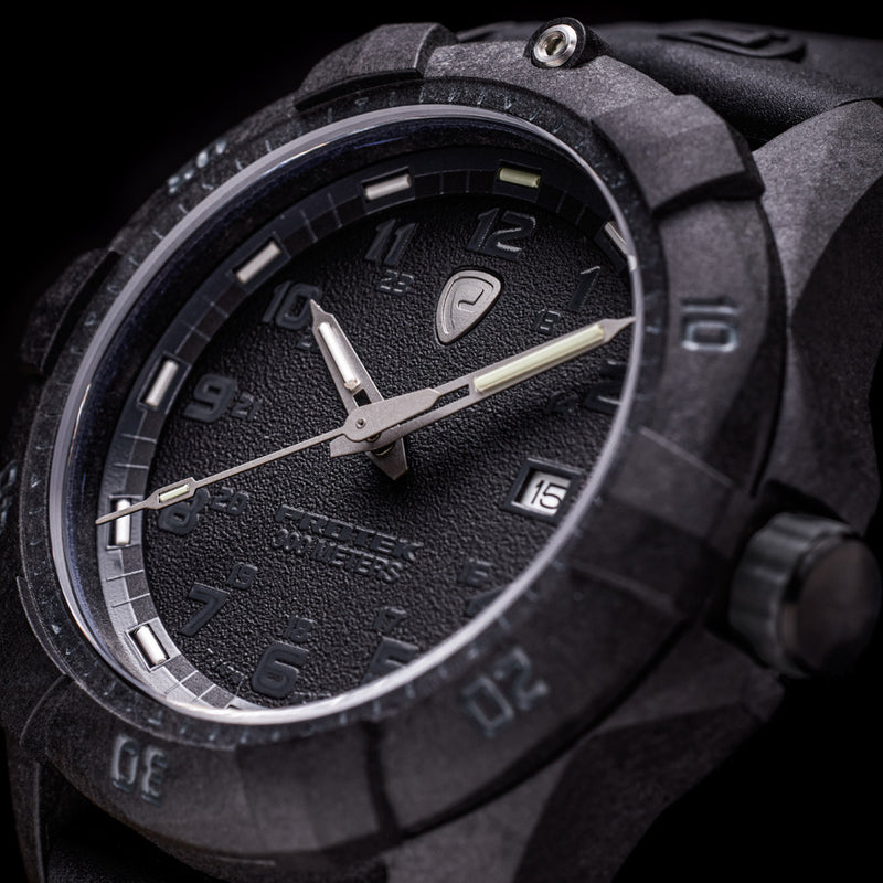 Protek Carbon Composite Tritium Dive Watch 1000 Series Blackout #PT1001 lifestyle