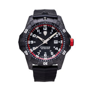 Protek Carbon Composite Tritium Dive Watch 1000 Series with Red Accents #PT1002