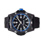 Protek Carbon Composite Tritium Dive Watch 1000 Series with Blue Accents #PT1003 side