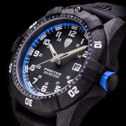 Protek Carbon Composite Tritium Dive Watch 1000 Series with Blue Accents #PT1003 lifestyle