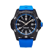 Protek Carbon Composite Tritium Dive Watch 1000 Series with Blue Accents #PT1003B
