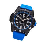 Protek Carbon Composite Tritium Dive Watch 1000 Series with Blue Accents #PT1003B