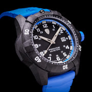 Protek Carbon Composite Tritium Dive Watch 1000 Series with Blue Accents #PT1003B