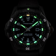 Protek Carbon Composite Official USMC Tritium Dive Watch #PT1011-USMC lume