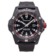 Protek Carbon Composite Official USMC Tritium Dive Watch with Red Accents #PT1012-USMC zoom