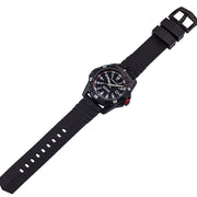 Protek Carbon Composite Official USMC Tritium Dive Watch with Red Accents #PT1012-USMC full