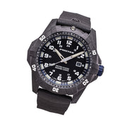 Protek Carbon Composite Official USMC Tritium Dive Watch with Blue Accents #PT1013-USMC tilt