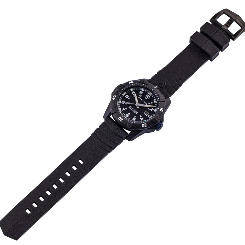 Protek Carbon Composite Official USMC Tritium Dive Watch with Blue Accents #PT1013-USMC full