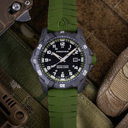 Protek Carbon Composite Official USMC Tritium Dive Watch with Green Accents #PT1015G-USMC