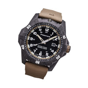 Protek Carbon Composite Official USMC Tritium Dive Watch with Sand Accents #PT1016D-USMC
