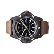Protek Carbon Composite Official USMC Tritium Dive Watch with Sand Accents #PT1016D-USMC